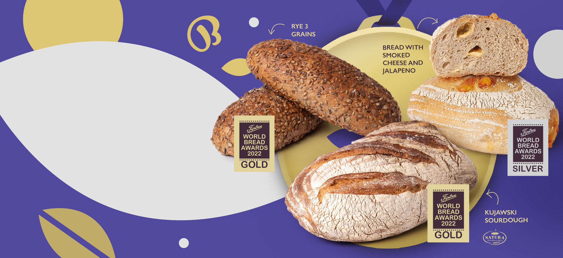 Taste our award-winnig breads